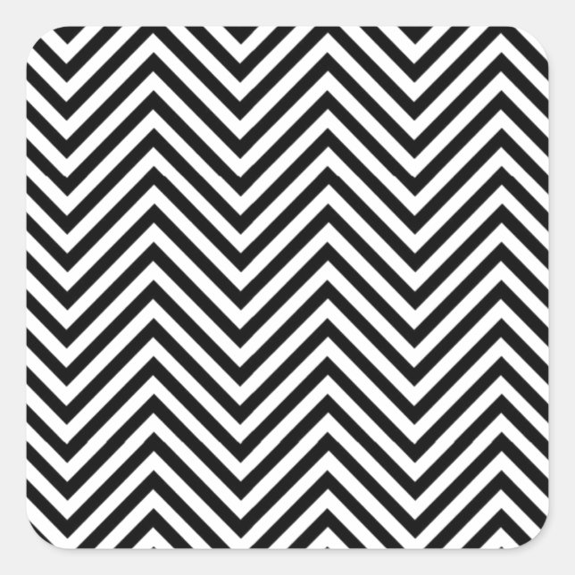 Pegatina Cuadrada Diseño de arte Patrones Baldosas clásicas modernas (Anverso)