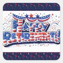Diseño de Celebración de Jubilación Feliz Patrióti