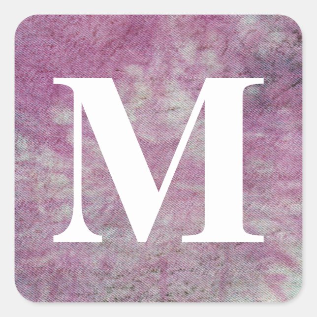 Pegatina Cuadrada Diseño de Denim Lavado #4 @ Emporio Moffa (Anverso)