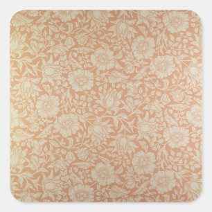 Pegatina Cuadrada Diseño de fondo de pantalla "Mallow"