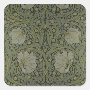 Pegatina Cuadrada Diseño de fondo de pantalla "Pimpernel", 1876