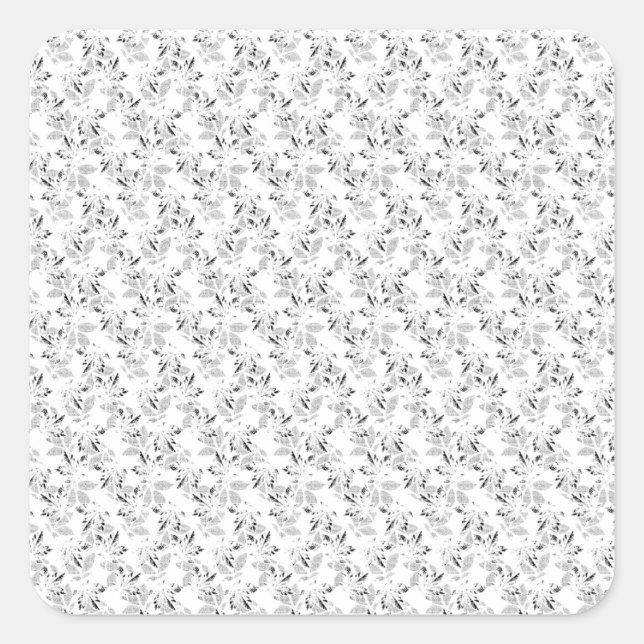 Pegatina Cuadrada Diseño de idiomas Veinte (Anverso)