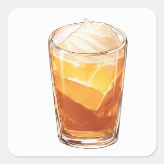 Pegatina Cuadrada Diseño de inspiración creativa