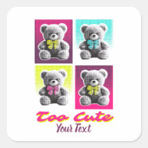 Diseño de patrón de oso colorido estilo oso de pel