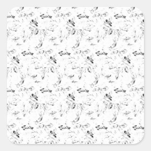 Pegatina Cuadrada diseño de puntos cuarenta y uno