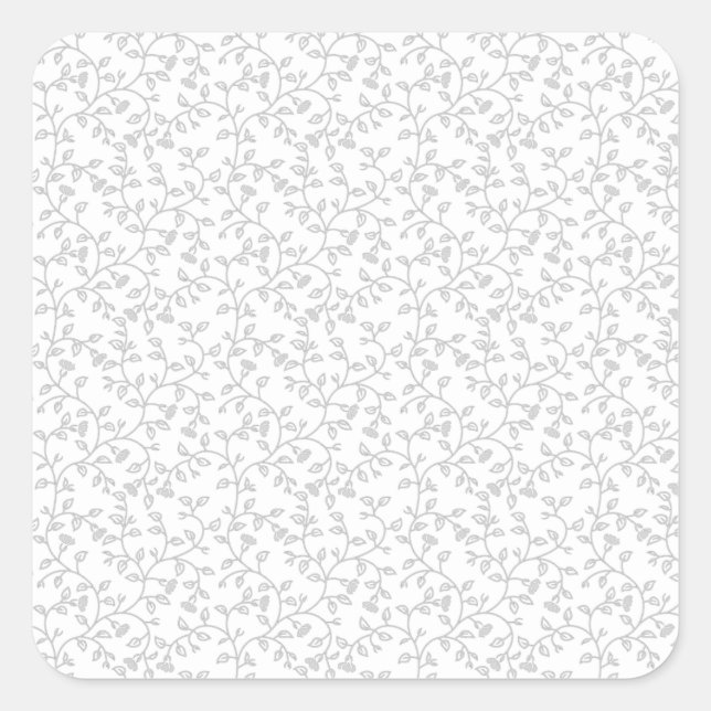 Pegatina Cuadrada diseño decorativo Treinta y Siete (Anverso)