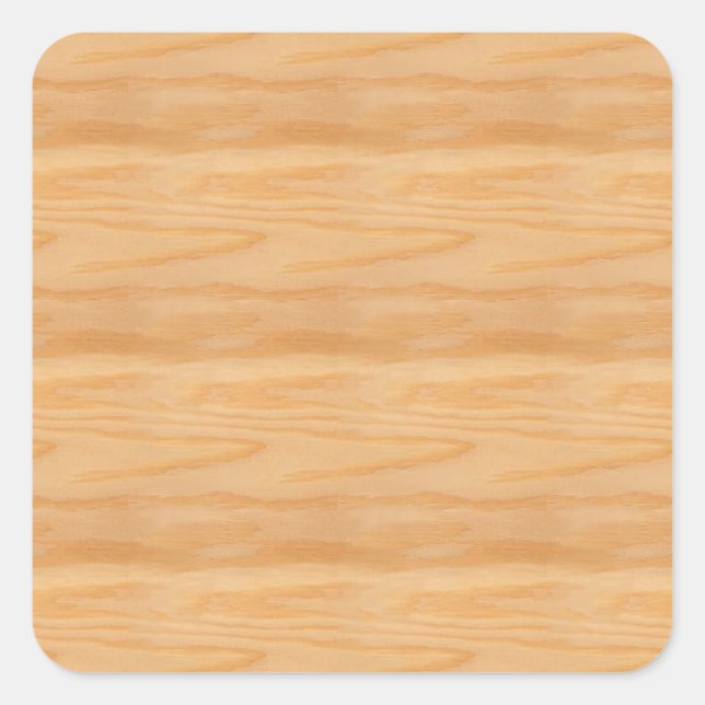 Pegatina Cuadrada Diseño elegante clásico de plantilla de madera bla (Anverso)