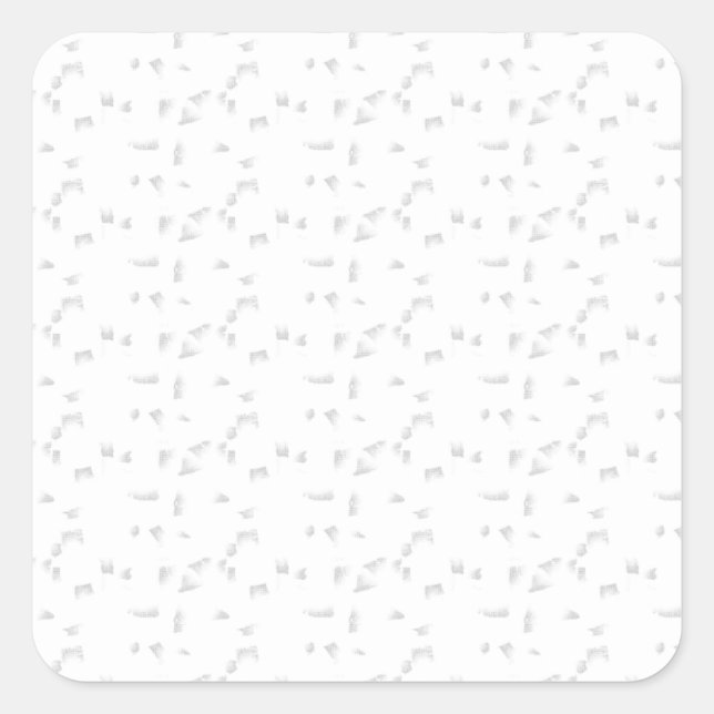 Pegatina Cuadrada diseño horizontal Dieciséis (Anverso)