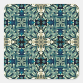 Pegatina Cuadrada Diseño inspirado en Marruecos