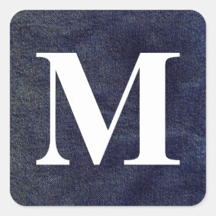 Pegatina Cuadrada Diseño lavado #7 @ Emporio Moffa del dril de