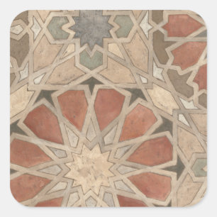 Pegatina Cuadrada Diseño Marrakech no embellecido I
