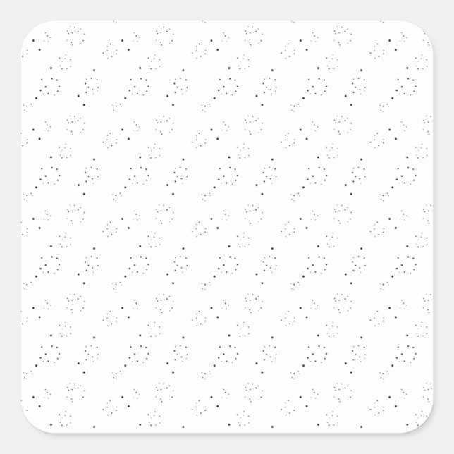 Pegatina Cuadrada Diseño vertical ocho (Anverso)