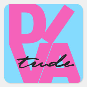 Pegatina Cuadrada "DIVAtude"