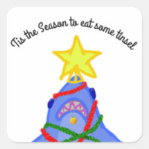 Diversión de Navidades de tiburones