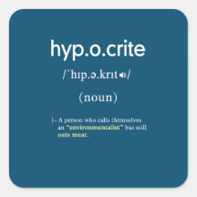 divertida definición de hipócrita vegana