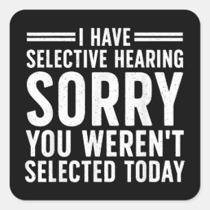 Pegatina Cuadrada Divertidas Declaraciones Arte Para Personas Sarcás