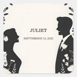 Pegatina Cuadrada Divertido Humor Único Meme Divertido Ducha Novial