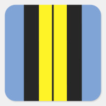 Divertido negrita Rayas de Carreras azul de luz ne