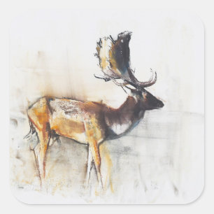 Pegatina Cuadrada Dólar en barbecho magnífico 2006