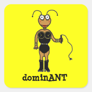 Pegatina Cuadrada dominANT