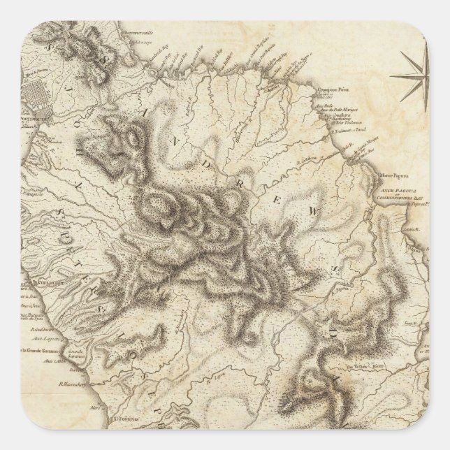 Pegatina Cuadrada Dominica (Anverso)