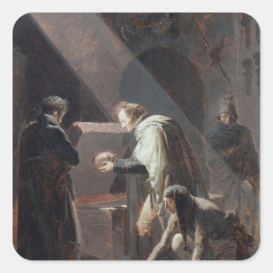 Pegatina Cuadrada Dominique Vivant Denon