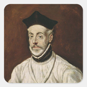 Pegatina Cuadrada Don Diego de Covarrubias y Leiva c.1600-05