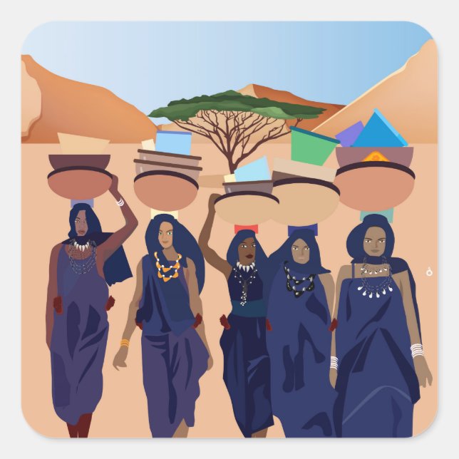 Pegatina Cuadrada Dónde están los bebés (Anverso)