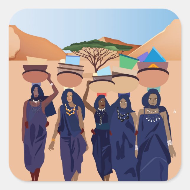 Pegatina Cuadrada Dónde están los bebés (Anverso)