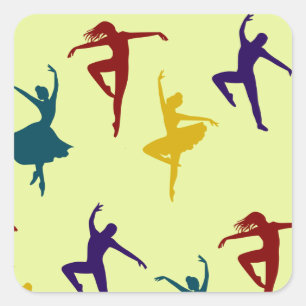 Pegatina Cuadrada Donde la pasión encuentra precisión