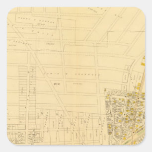 Pegatina Cuadrada Dorchester, Massachusetts 4