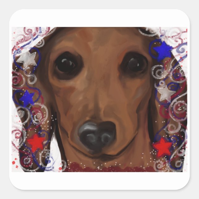 PEGATINA CUADRADA DOXIE (Anverso)