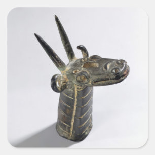 Pegatina Cuadrada Dragón, símbolo de dios Marduk, el último PE