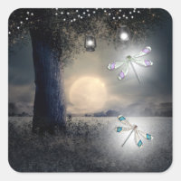 Dragonfly azul morado y Verde azulado