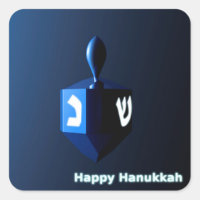 Dreidel azul brillante