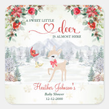 Ducha de Bebé Reno Invernal de Navidad 