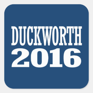 Pegatina Cuadrada Duckworth - Tammy Duckworth 2016