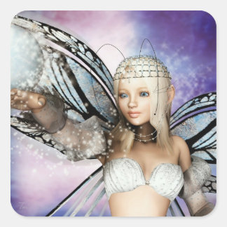 Pegatina Cuadrada Dulce inocencia