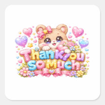 Dulce Kawaii Gracias Teddy Bear Pastel Pi