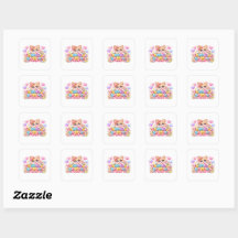 Dulce Kawaii Gracias Teddy Bear Pastel Pi