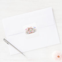 Dulce Kawaii Síguenos Gato Pastel Rosa Redes Socia