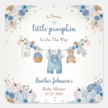Dulce Pequeña Calabaza Baby Shower de Otoño