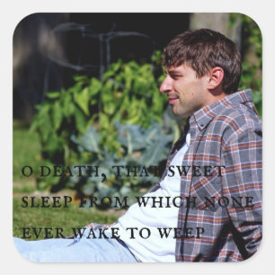 Pegatina Cuadrada dulce sueño