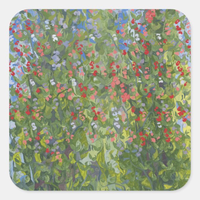 Pegatina Cuadrada Dulces Mares 2014 (Anverso)