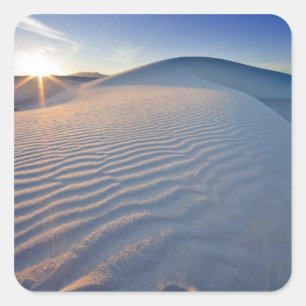 Pegatina Cuadrada Dunas de arena en el Monumento Nacional de Sands B