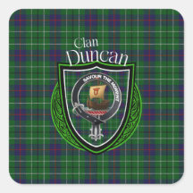 Duncan Scottish Clan Tartán y Escudo