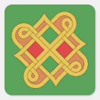 Durrow Knotwork 2016 rojo y verde