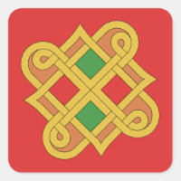 Durrow Knotwork 2016 rojo y verde