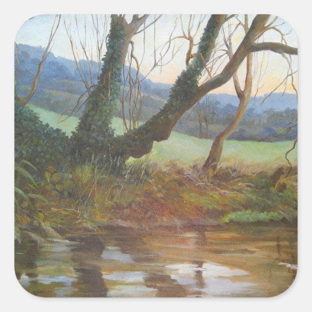 Pegatina Cuadrada Dusk 1999 (Anverso)