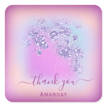 Dusty Blue Glitter Berry Gracias Sweet 16th Glam